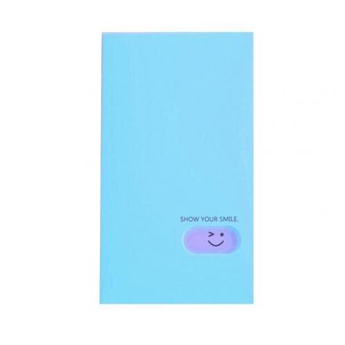 Portable 120-Pocket Album Photocard Business ID Name Cards Holder Organzier: Blue