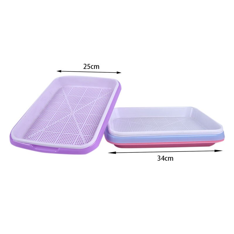 Bean Sprouts Double-layer Dishes Plate Seedling Tray Plastic Hydroponic Flower Basket Flower Plant Home Garden Nursery Pots