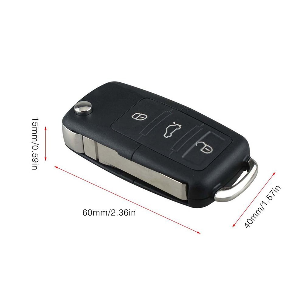 Professionele 3 Knoppen Vouwen Auto Afstandsbediening Flip Sleutel Shell Case Fob Geschikt Voor VW
