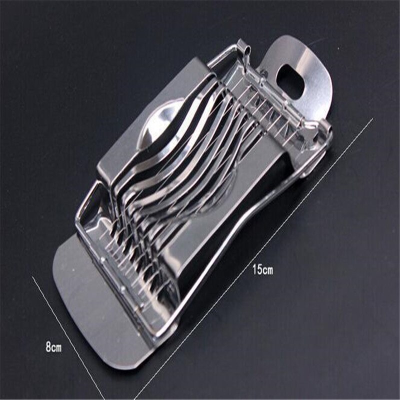 CTREE de huevo de acero inoxidable dispensador de corte huevos herramientas rebanadoras divisores y divisor cortes Cocina Esencial herramientas de la cocina C427