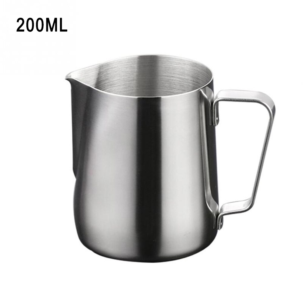 Stainless Steel Latte Art Pitcher Milk Coffee Frohing Jug Espresso Coffee Mug Barista Craft Cappuccino Cup Pot Kitchen Cook Tool: 200ml