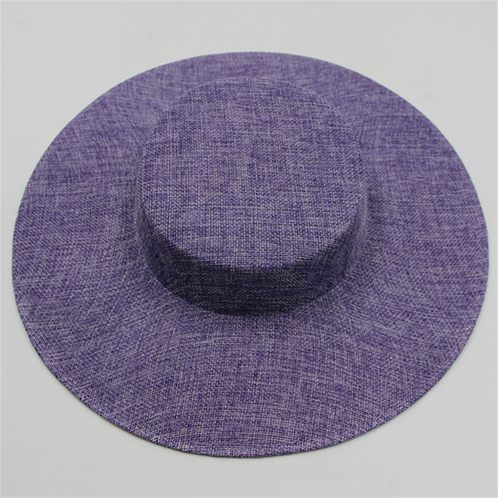 Dames Fascinators Hoedenmakerij Hoed Basis Feest Bruiloft Nep Lunquil Hoed Brede Rand Fedora Kentucky Derby Hoofddeksel Haaraccessoires: Zilver