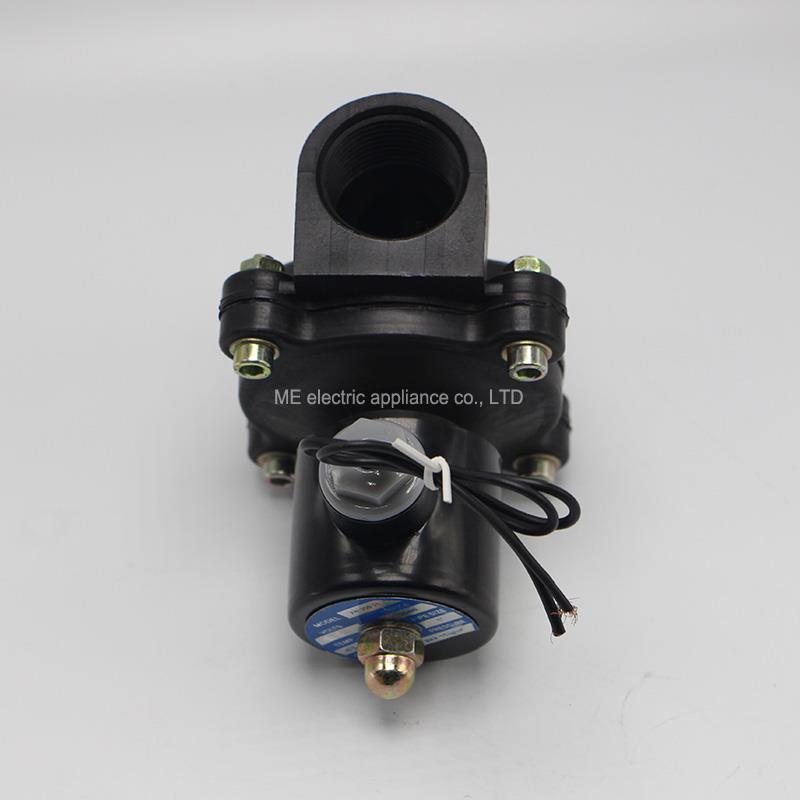 2W-250-25 1" 1 inch Solenoid Valves Pneumatic Plastic Water Electromagnetic Valve DC12V DC24V AC220V AC24V