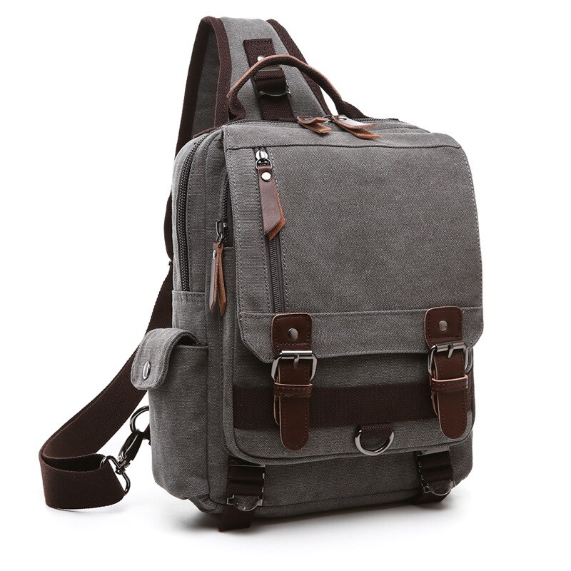 Scione hommes poitrine sac décontracté voyage sac à main Messenger sacs femmes femme bandoulière sac à bandoulière petit bolsas mujer: Gris