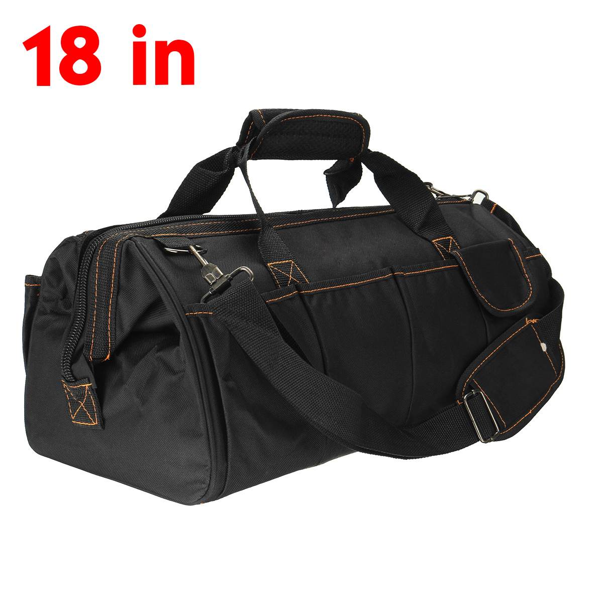 12/14/16/18 In Gereedschapstas Draagbare Elektricien Tas Multifunctionele Reparatie Installatie Canvas Grote Dikker Tool Tas Werk pocket: 18in