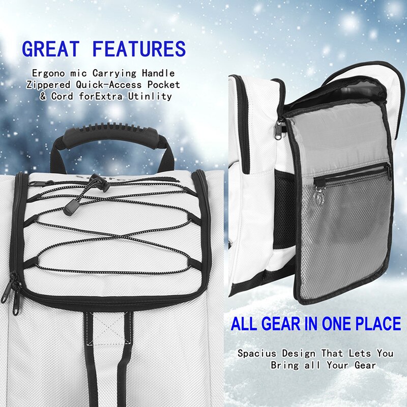Soarowl bota saco botas de esqui e botas snowboard saco mochila de acampamento excelente para viagens com exterior à prova dwaterproof água &amp; sacos inferiores