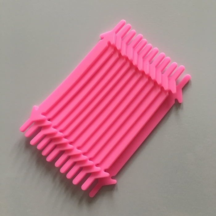 Lacets plats et élastiques en Silicone pour baskets, 12 pièces/lot, système de laçage rapide, 11 couleurs, F084: pink