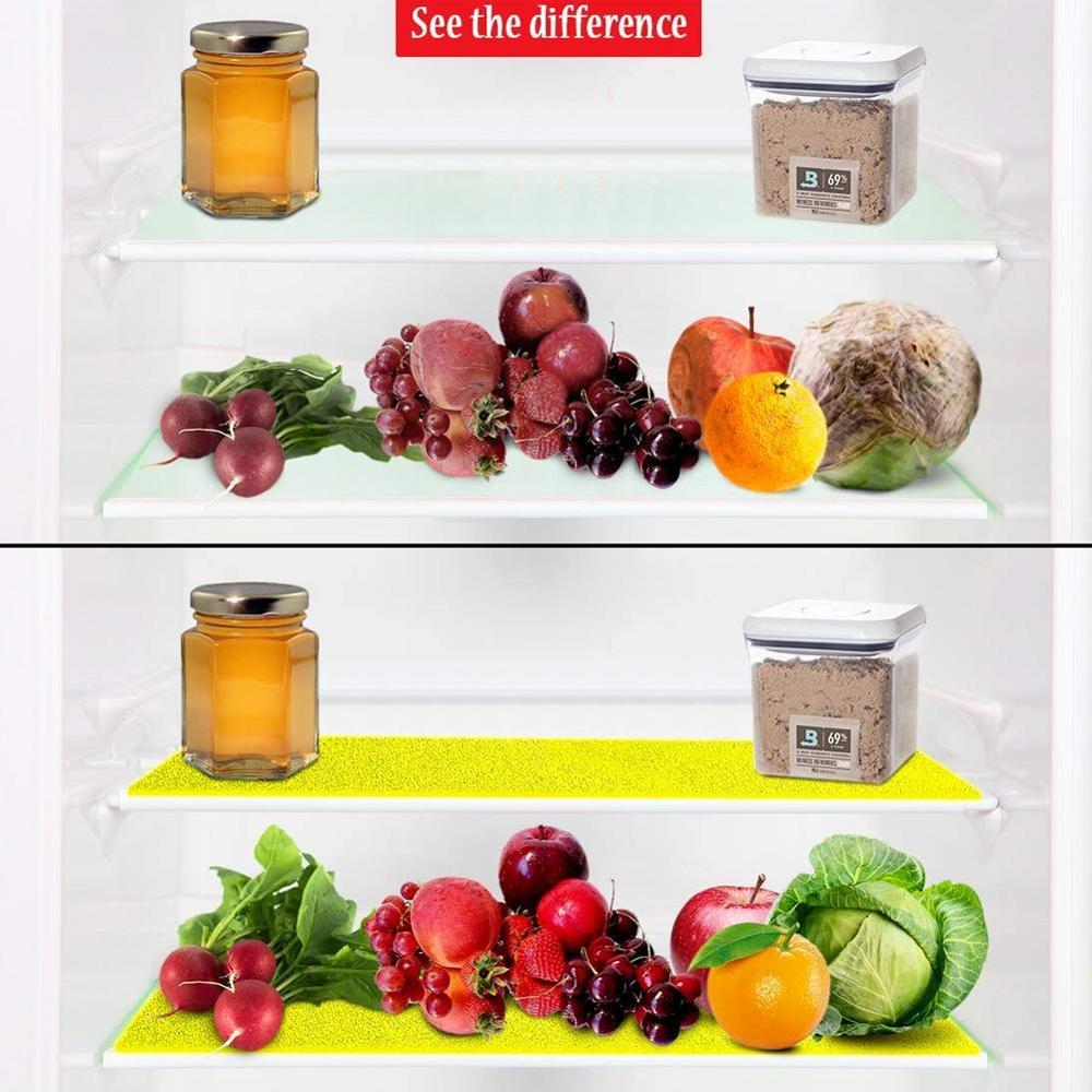 1 stk farge tilfeldig svamp kjøleskap skuff pute anti-olje mugg lett og bomull holder vegetabilsk frukt ren til  s8 e 3