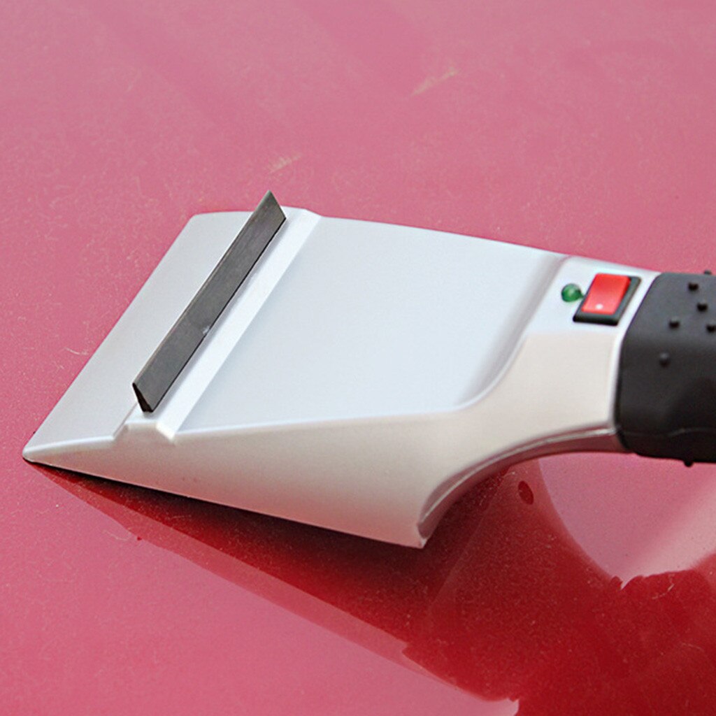 .12V Electric Heated Car Ice Scraper Automobiles Cigarette Lighter Snow Removal Shovel Windshield Glass Defrost Clean Tools