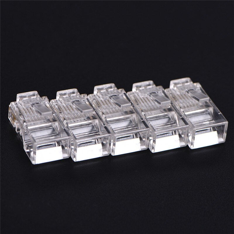 50 PCS RJ45 CAT5 Crystal Network Modular Connector... – Vicedeal