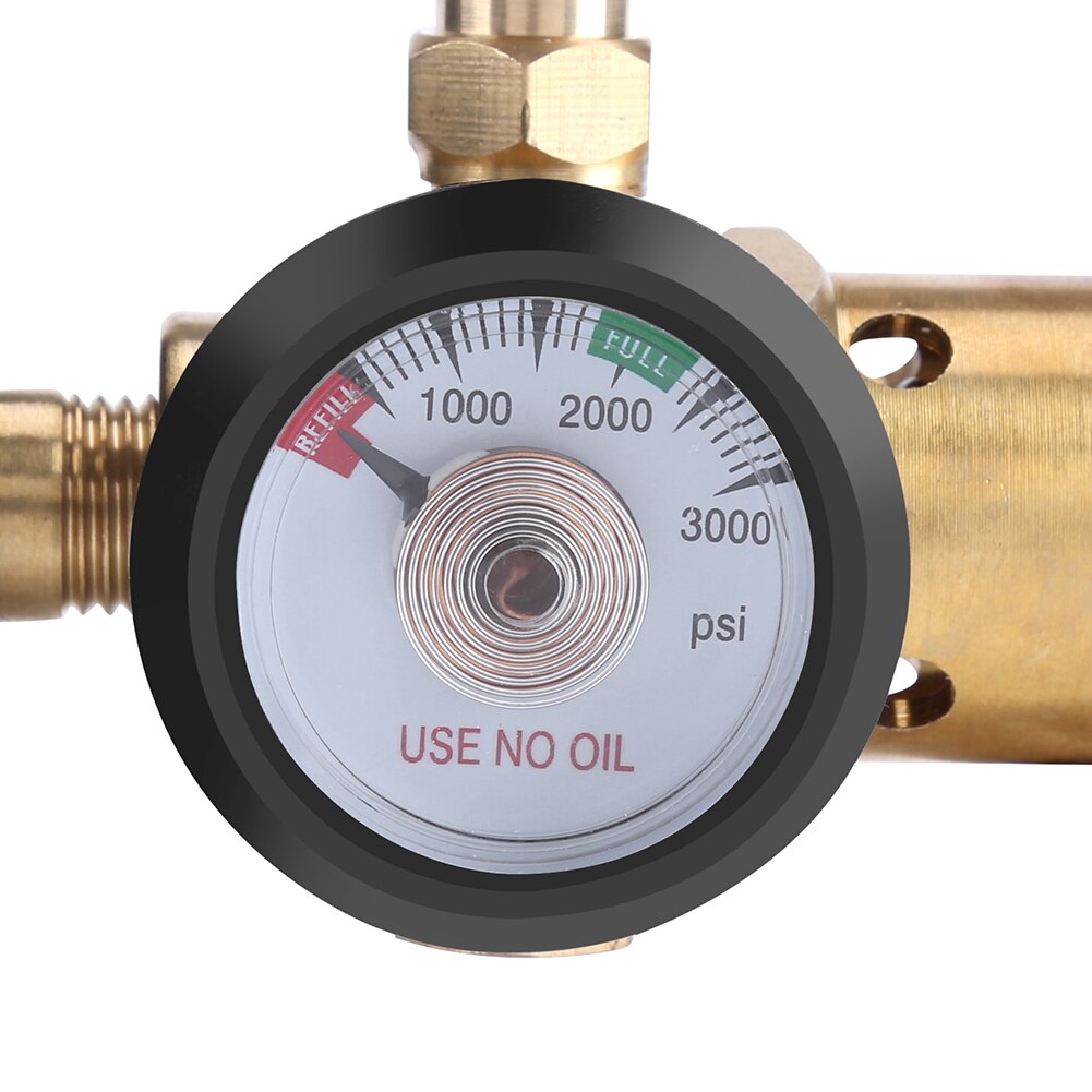 Balloon Inflating Regulator Inflator Pressure Regulation With Air Flow Meter Valve Gauge Fits For Outlet Thread G5/8 Tank Valves