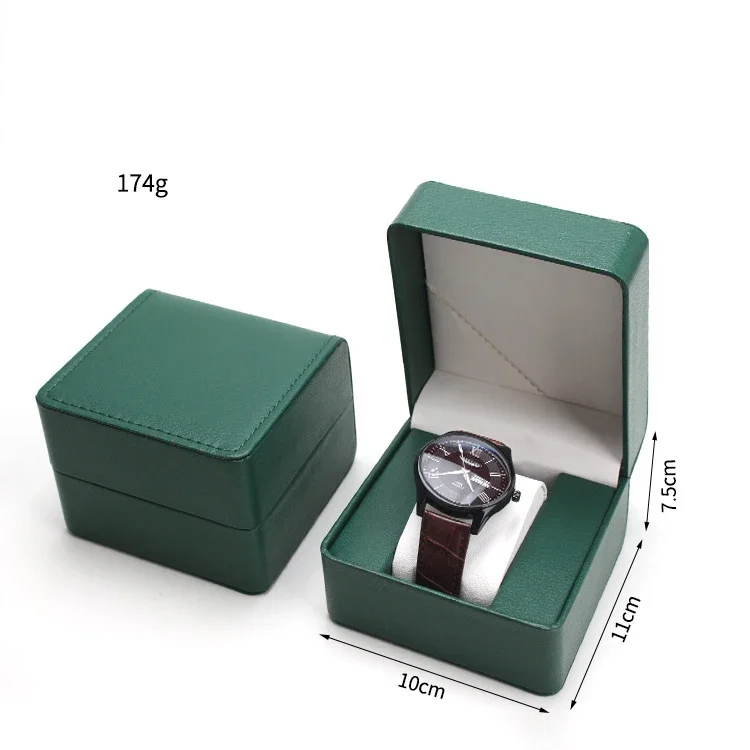 Watch Storage Box PU Single Watch Display Case Wristwatch Watch Holder Travel Jewelry Watch Organizer For Men: Blue