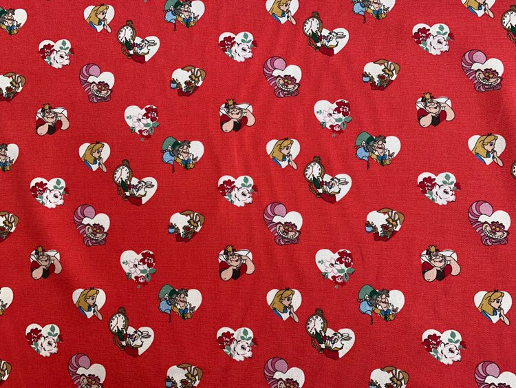 Tela de lona gruesa de algodón con personajes de dibujos animados, 145x90cm, para Patchwork, costura artesanal, mantel/bolsa/funda de sofá/cortina/cartera