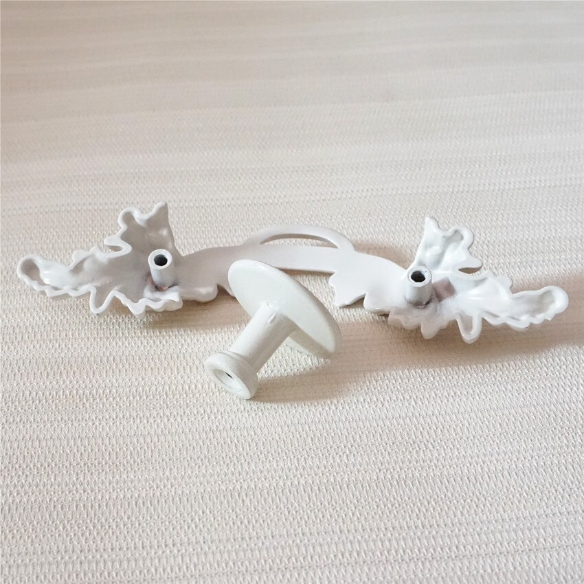 2.5'' White Gold Dresser Pulls Chic Drawer Knobs Pull Handles French Cupborad Pull Handles Kitchen Cabinet Handle Knob 64mm