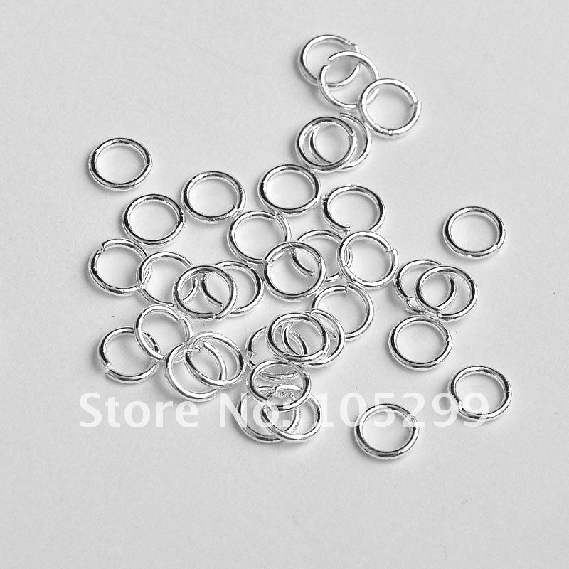 Jexxi 5 Mm 1000 Pcs 925 Sterling Zilver Open Jump Ring Zilver Componenten Diy Sieraden 925 Zilveren Bevindingen Openen Ringen