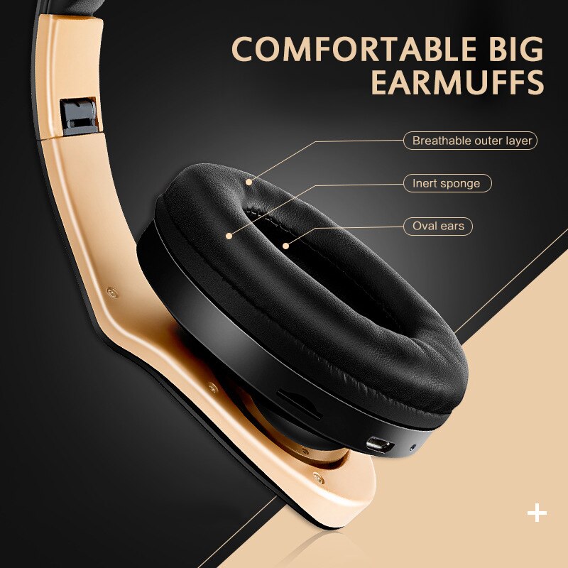 2025 nouveau casque sans fil Bluetooth bandeau stéréo casque Support