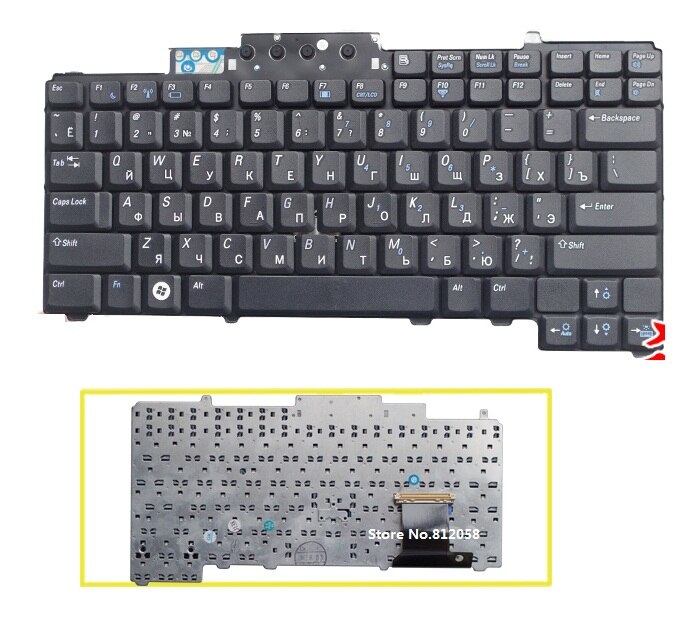 SSEA laptop RU Russische Toetsenbord Voor Dell Latitude D620 D630 D631 D820 M65 D830 PP18L Toetsenbord