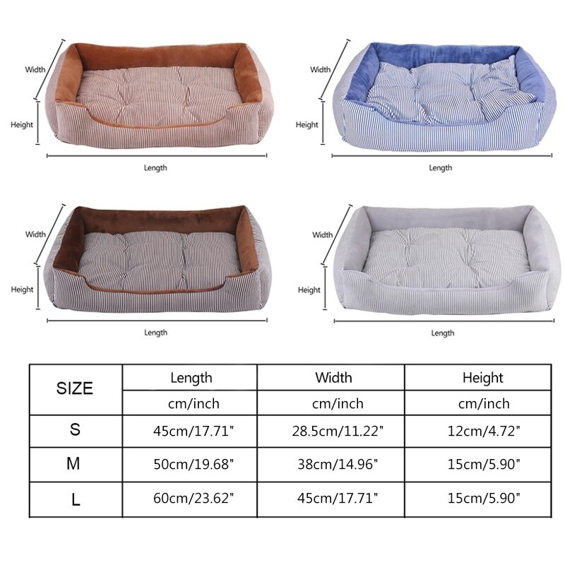 12 couleurs patte canapé pour animaux de compagnie chien lits imperméable bas canapé-lit tapis chaise longue canapé chien coussin chenils hiver réchauffement grand panier matelas