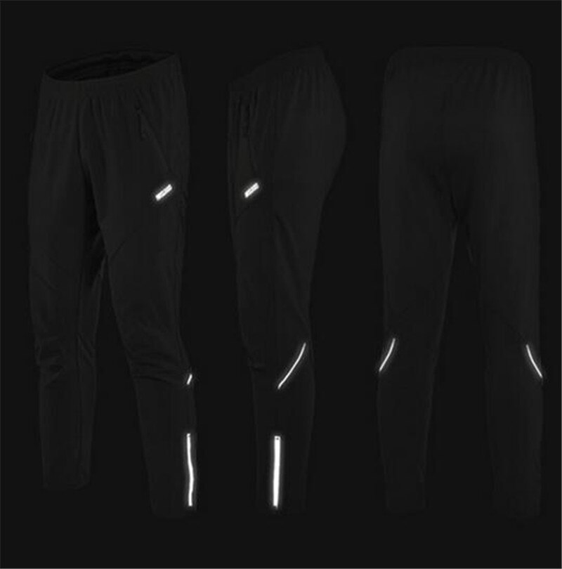 Arsuxeo Winter Reflecterende Fietsen Broek Winddicht Warme Thermische Lange Fiets Mtb Downhill Fiets Outdoor Sport Broek