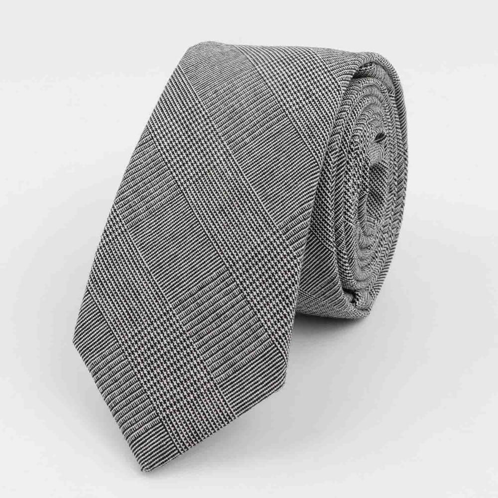 Stribet farve 6cm slips bomuld ren farverig slanke slips til bryllup slips skinny brudgom slips til mænd: 7