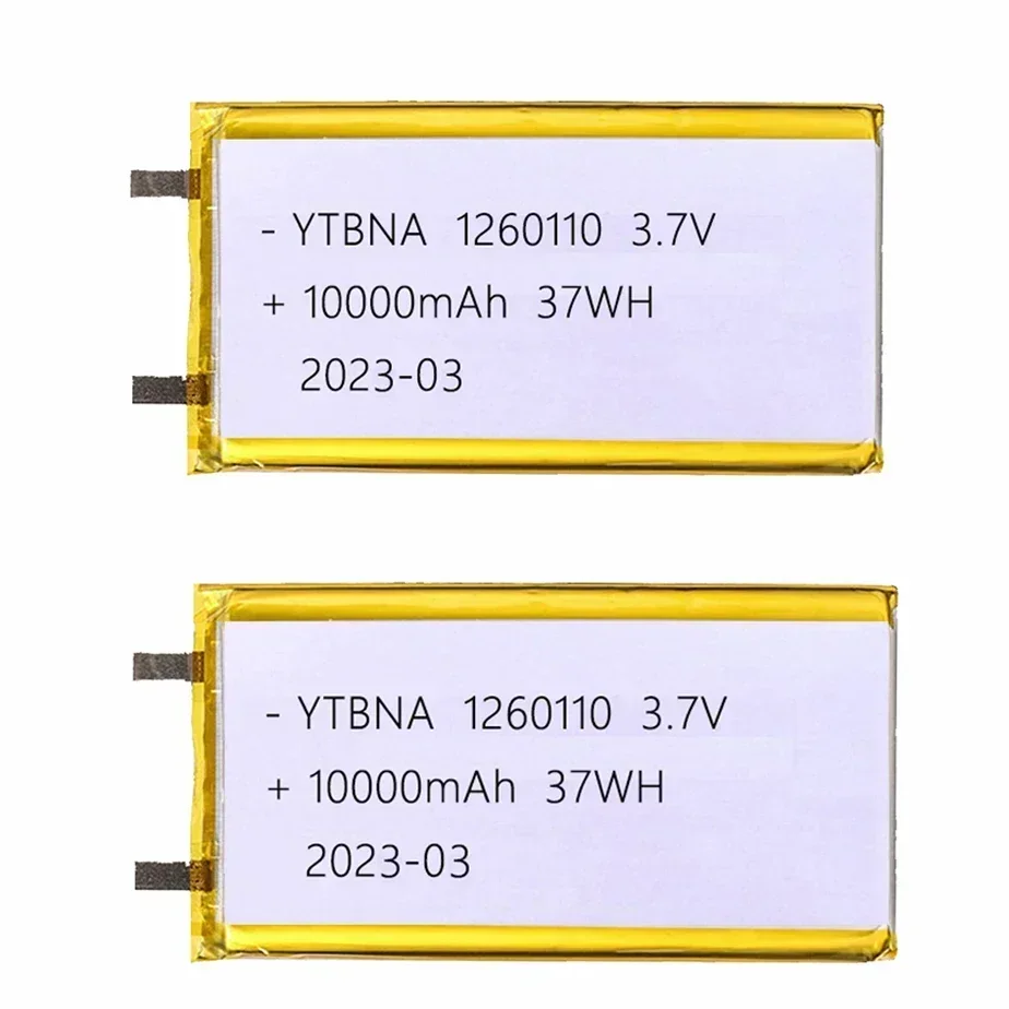 1260110 3.7V 10000mAh polymer lithium battery/lithium ion battery for Power Bank,GPS capacity: Pink
