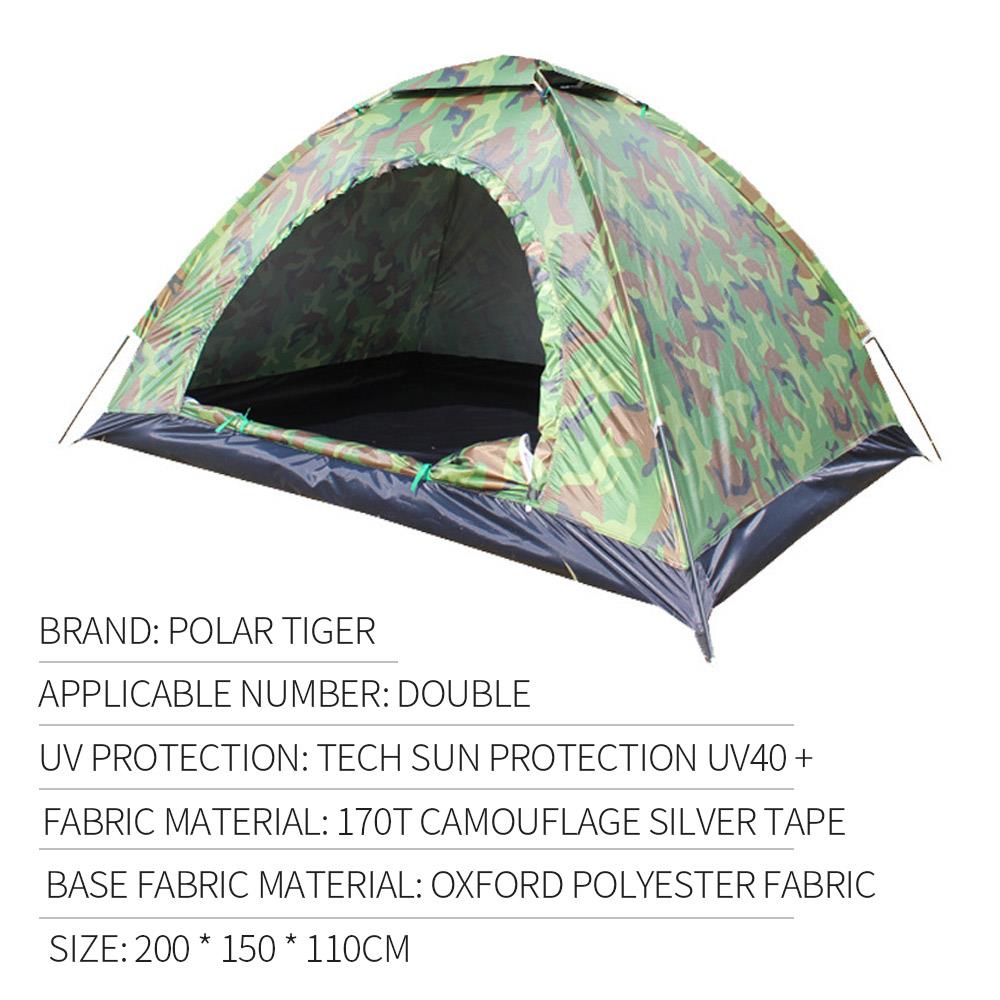 Duurzaam camouflage polyester klamboe beddengoed camouflage tent buiten kamperen recreatie kampeertent reizen hangbed