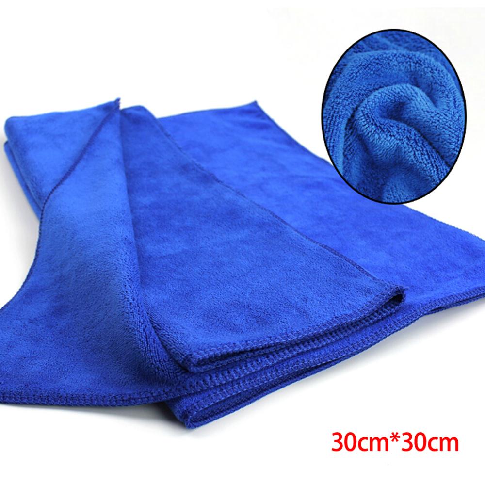 22*22cm microfibre visage cheveux propre voiture polissage sans stries serviette chiffon