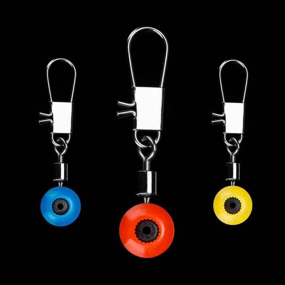 WALK FISH-flotador de pesca, 20 unids/lote, conectores de granos espaciales, herramientas de pesca de agua salada de mar, equipo de Metal de plástico