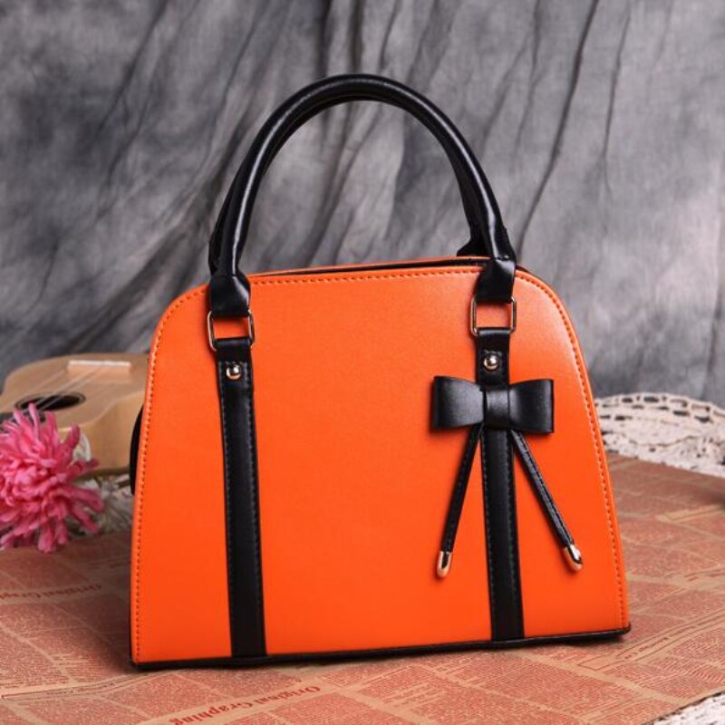 Casual lederen Vrouwelijke handtas strik schoudertas crossbody tassen voor vrouwen messenger bag Lady bolsa feminina