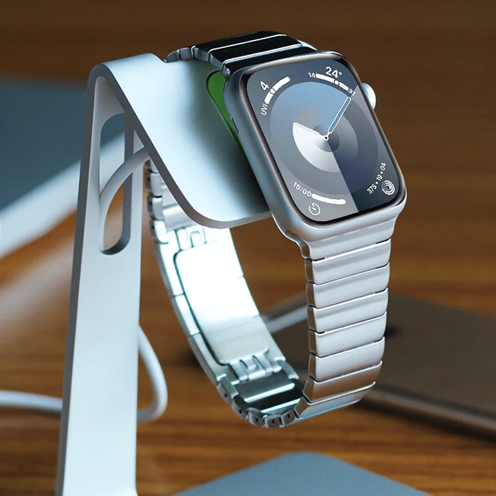 Luxe roestvrijstalen band voor Apple Watch Series 10 46 mm Ultra 49 mm heren schakelarmband voor Iwatch 9 8 7 6 5 Se 45 mm 44 mm band