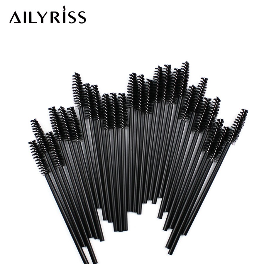 500 Stks/pak Wegwerp Kristal Wimper Borstel Kam Wimpers Extension Mascara Wands Make-Up Professionele Beauty Tool