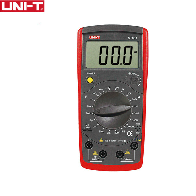 UNI-T UT601 Modern Capacitance Meters Ohmmeters Capacitor Resistor wDiode & Continuity Buzzer