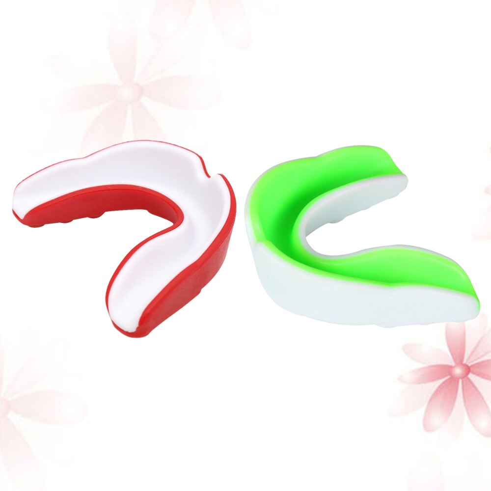 Adults Mouth Guard Soft Practical Teeth Brace for Contact Hockey Rugby: Picture 3