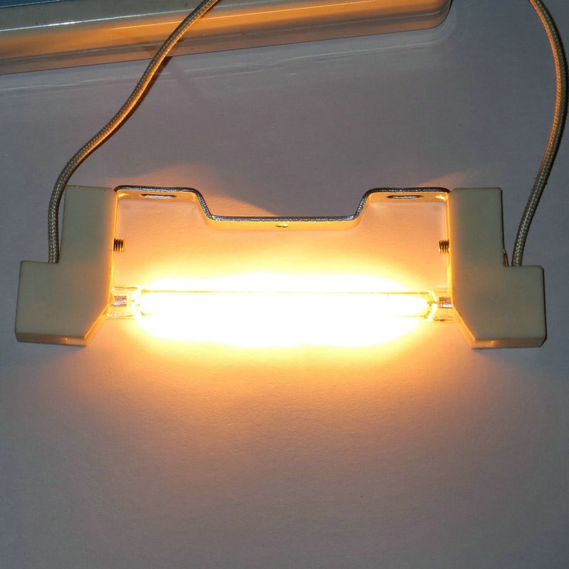10pcs Glass Tube Halogen Light Bulb 220-240V 75W 75 Watt J Type T3 78mm R7s Halogen Blub