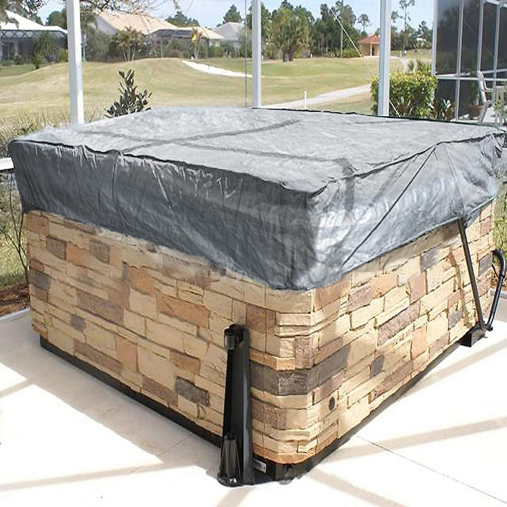 Binnenplaats SPA Bad Zwembad Stofkap Vierkante Tub Cover Waterdichte Luifel Dagelijks Cover