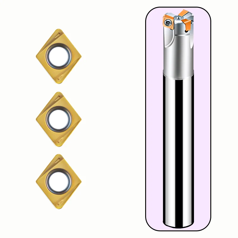 10 pièces 4NKT 060308 4NKT 040208 Plaques en carbure à insérer avant rapide, ébauche Cnc 4NKT 060308 040208 Outils de fraisage d'épaule carrée