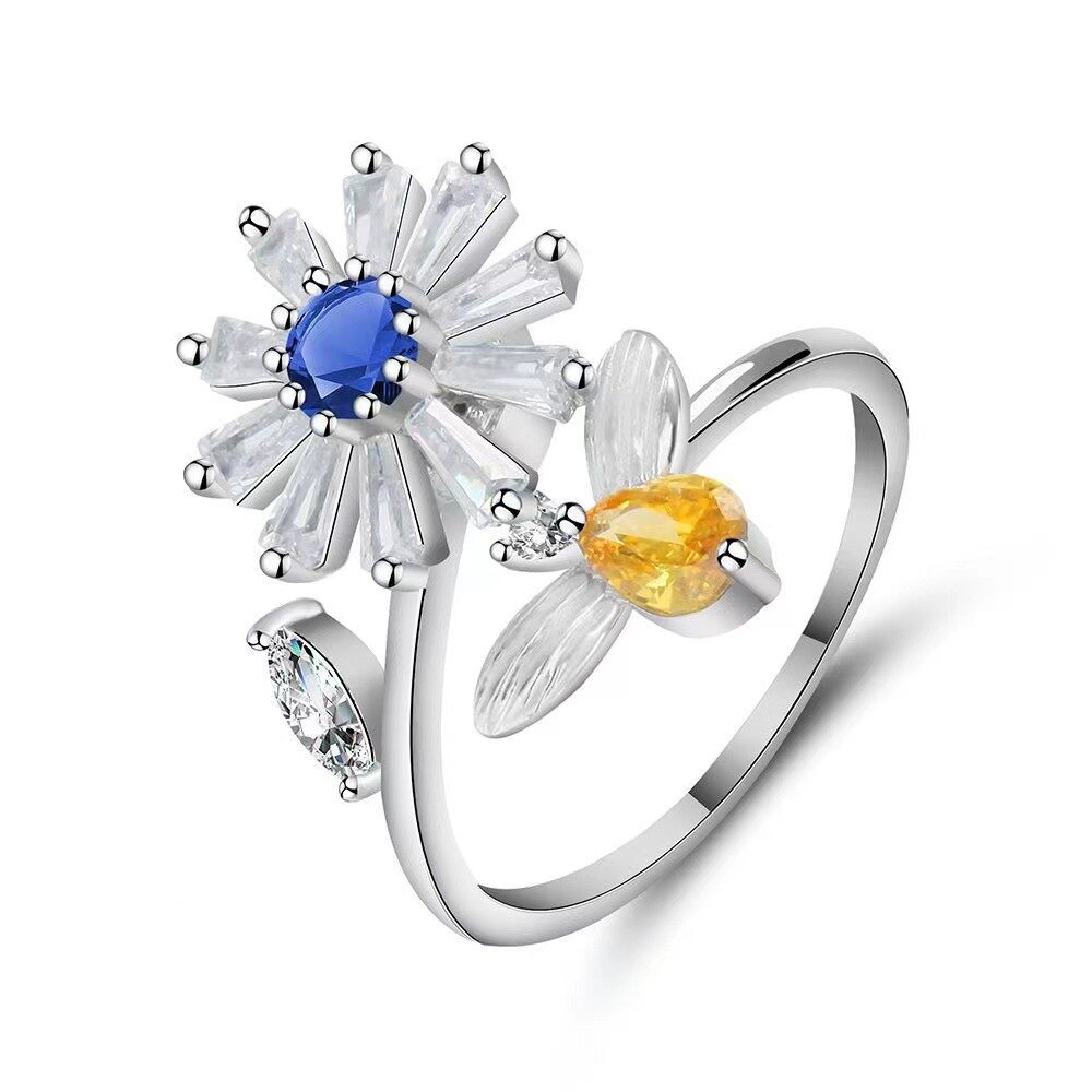 Angst Ring Fidget Spinner Ringen Voor Vrouwen Roestvrij Stalen Ringen Fidgets Roteren Vrij Anti Stress Accessoires Heren Sieraden