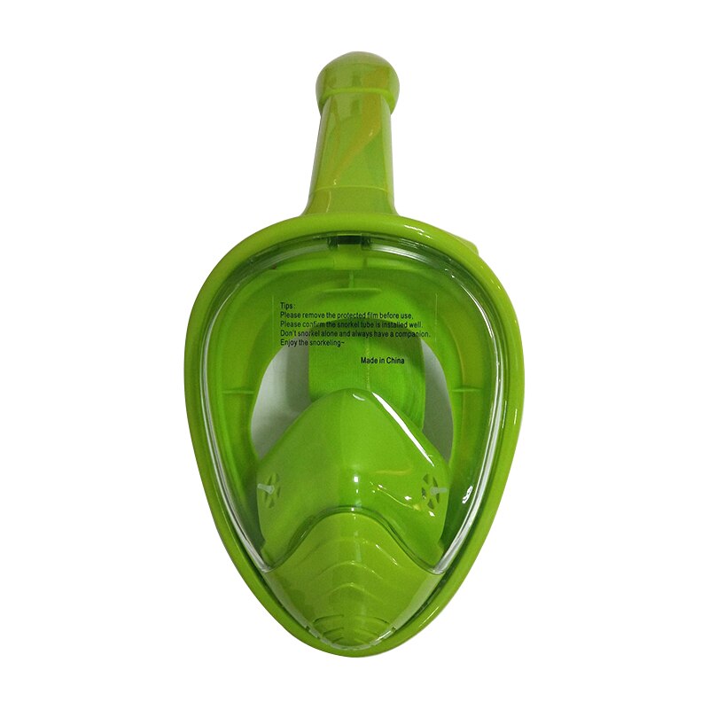 Bambini Diving Maschera Per Lo Snorkeling Ultra Larga 180 Vista Anti-fog Completa Asciutto Pieno Viso Maschera Per Lo Snorkeling Maschera di Immersione Subacquea attrezzature: Type 1-Green