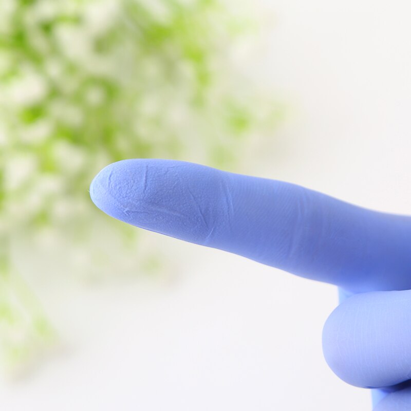 Guantes de goma de látex desechables, 100 Uds., para limpieza del hogar, experimento, guantes para Catering, mano izquierda y derecha Universal