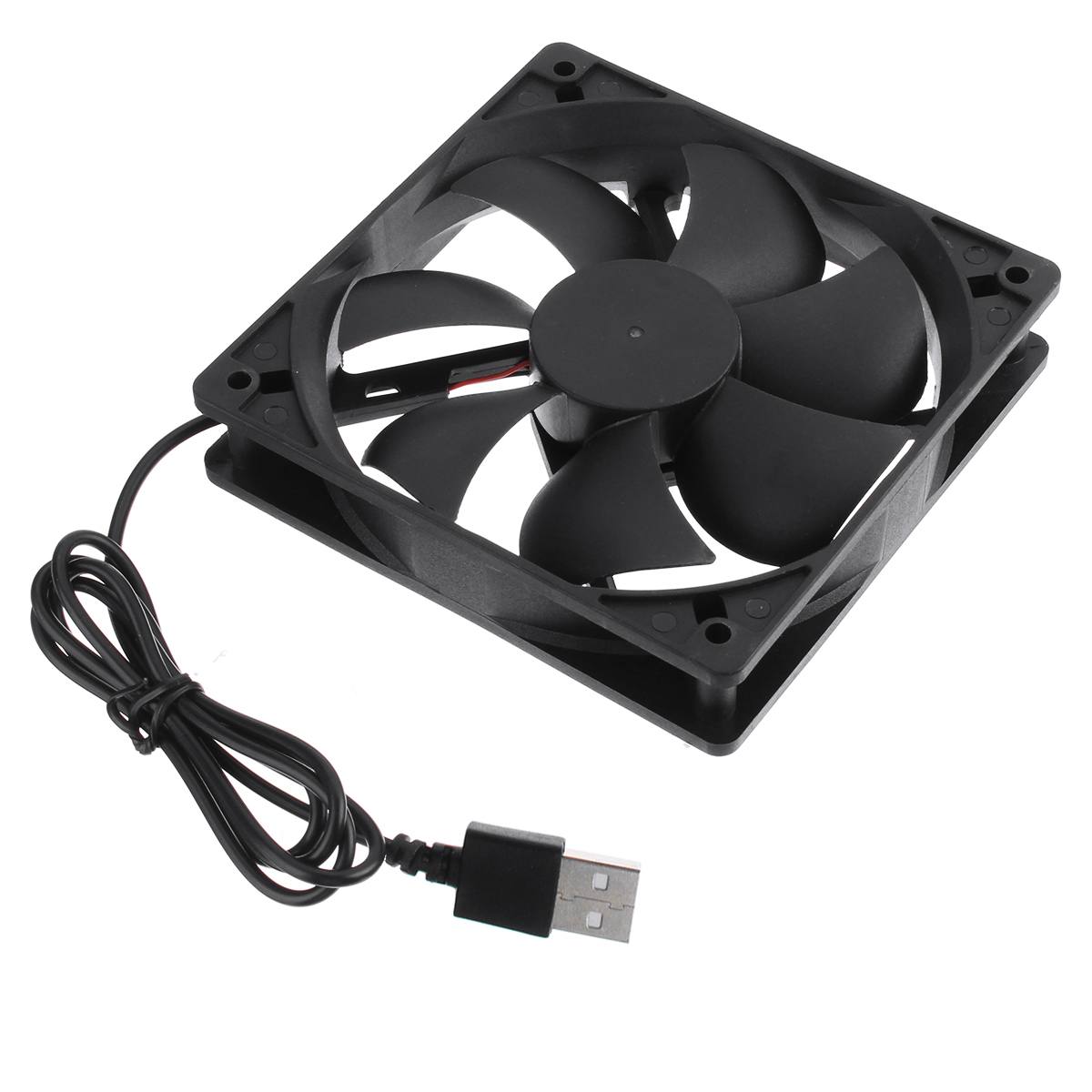 DC 5V 12 CENTIMETRI router Ventola Di Raffreddamento FAI DA TE di Raffreddamento del PC TV scatola Tranquillo E Silenzioso di Alimentazione USB Ventola da 120mm USB TV scatola Gatto A Banda Larga di Raffreddamento cremagliera di Supporto