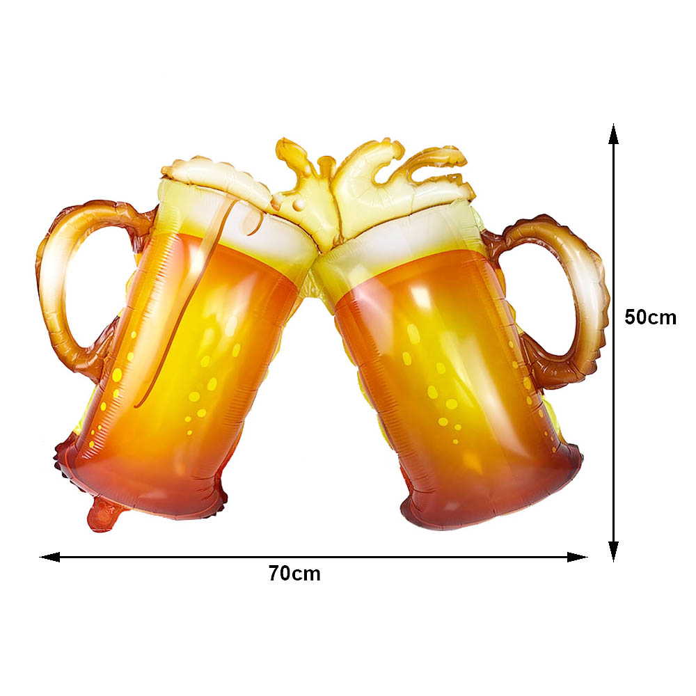 Pancarta de feliz cumpleaños, taza de cerveza, botella de whisky, globo de aluminio para hombres y mujeres, suministros de decoración para de cumpleaños de whisky 30 40 y 50: Gris oscuro