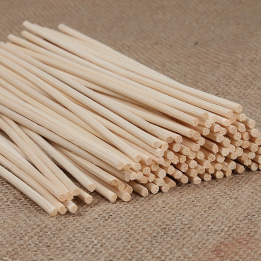 30Pcs Rotan Reed Sticks Geur Reed Diffuser Aroma Olie Diffuser Rotan Sticks voor Thuis Badkamers Geur Diffuser 3mm * 20cm