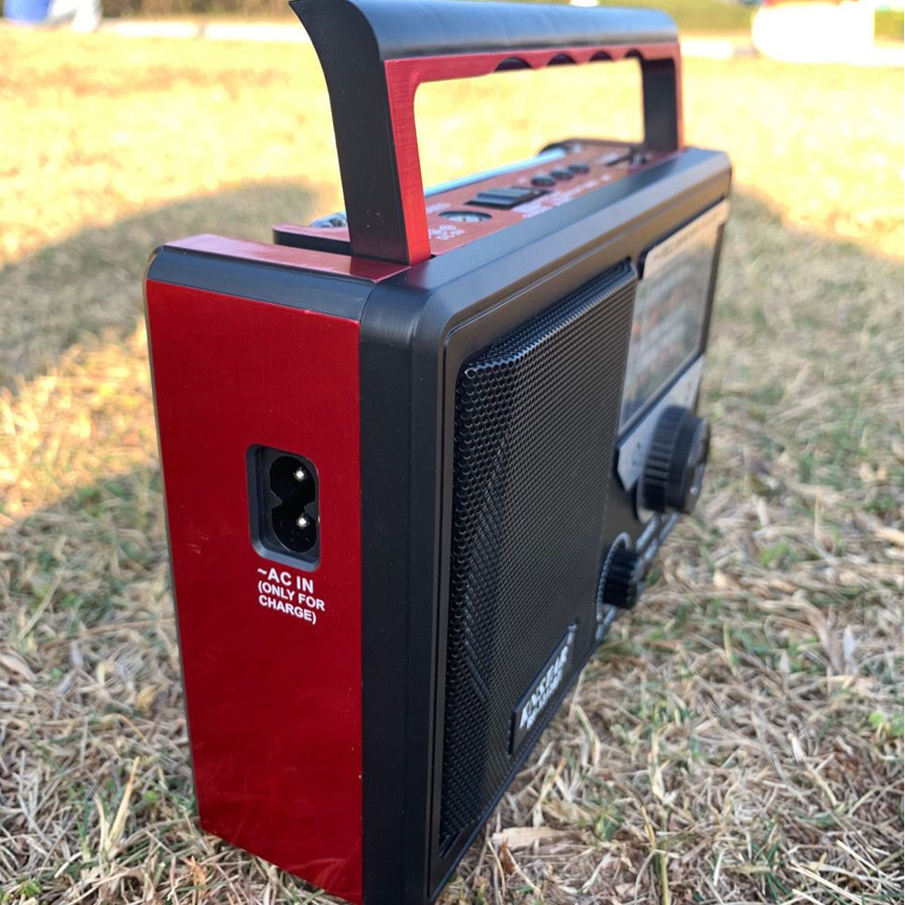 Portable FM AM SW Radio High Sensitivity Word Band Radios Receiver Wireless Bluetooth Speaker Support TF USB SD Card AC/DC Power