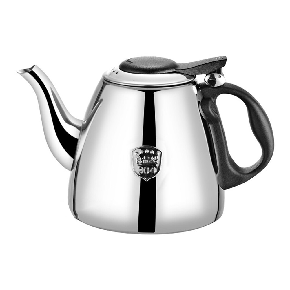 Household Induction Cooker Tea Drink Kettle Pot Container Hotel Stainless Steel Kettle tea-making apparatus Camping Wild Pot Set: 1200ml