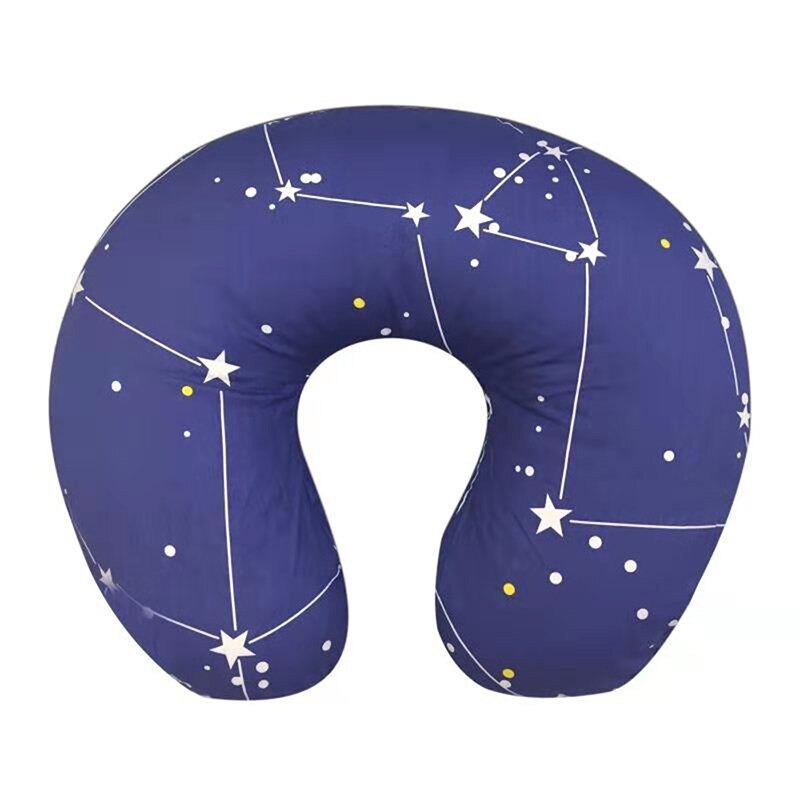 Voeden Kussen Verpleging Moederschap Naby Zwangerschap Breasteeding Verpleging Kussensloop Hoes Alleen Cover: Blue constellation