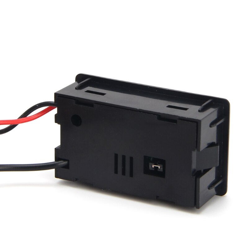 Digital LCD Thermometer Temperature Meter Gauge Molex Panel Mount C/F PC MOD