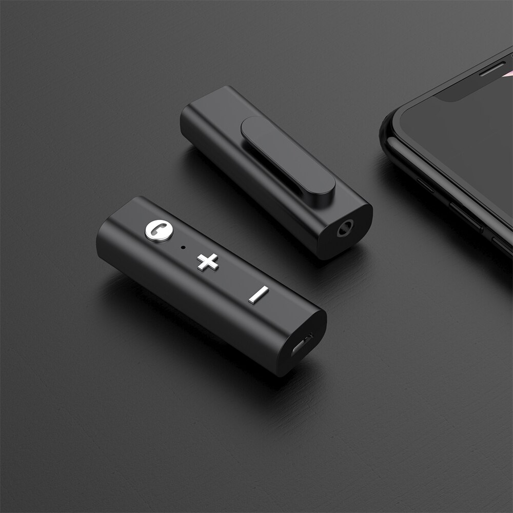 Audio Receiver Bluetooth 5.0 Adapter Kraag Clip 3.5Mm Jack Handsfree Aux Voor Wired Oortelefoon