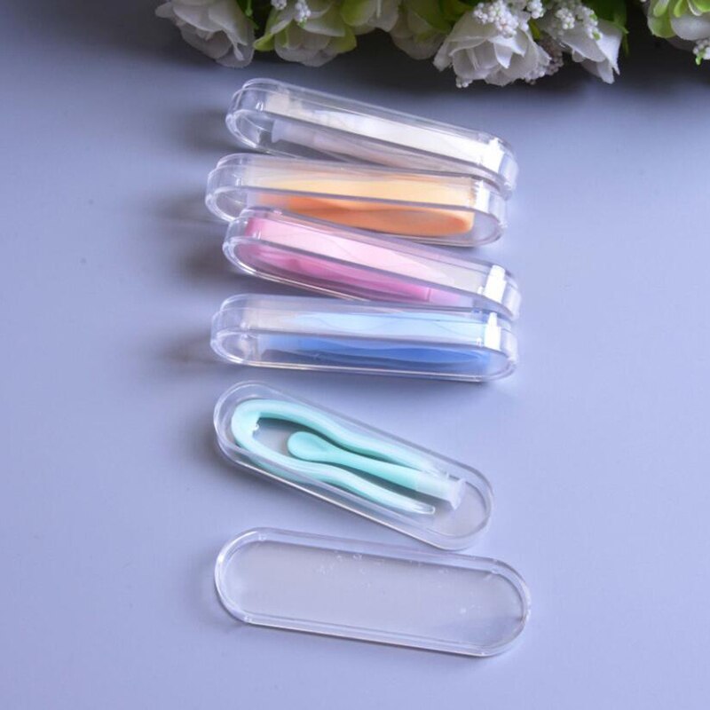 1 Set Multicolor Portable Contactlenzen Pincet Met Zuignap Stick Voor Contact Lens Inserter Remover Eyewear Accessoires