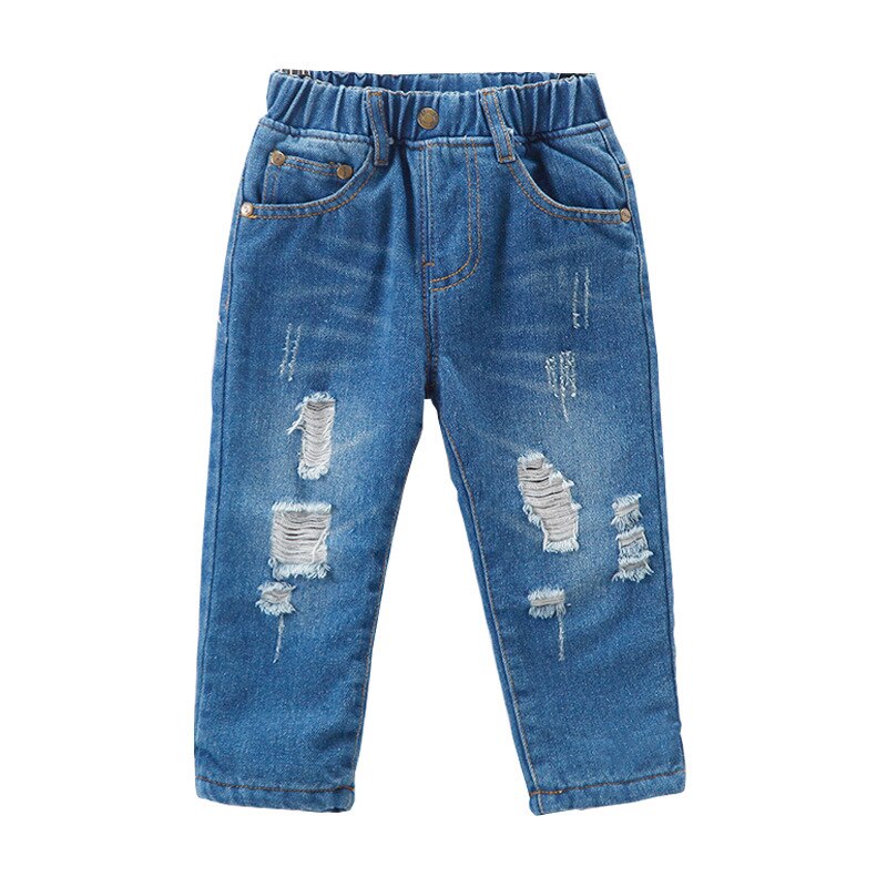 Tykke jenter jeans baby låve jeans til låve takrenne jenter leggings låve tykke fleecebukser småbarnsbukser jenter bukser vinter 1-9y
