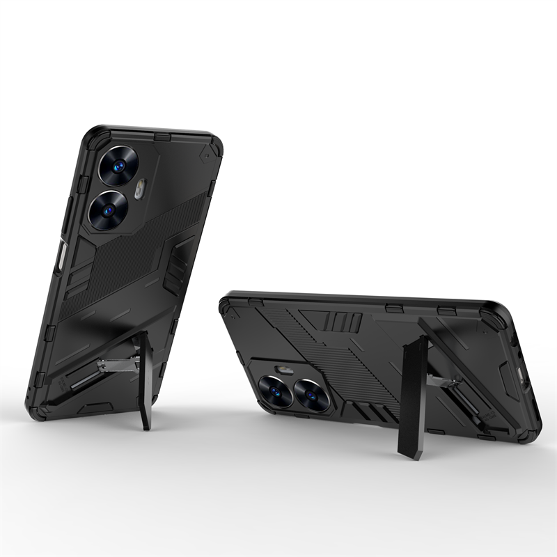 etui na telefon Realmi C55 4G Shockproof Armor magnetyczny uchwyt etui na telefon RealmeC55 Realme C55 C 55 55C 4G RMX3710 6.72" Bck pokrywa